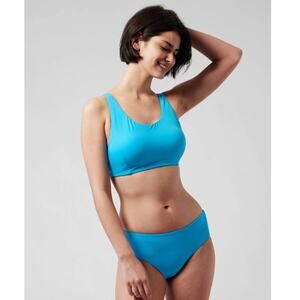 NWT Athleta Malibu Bikini Top - SMALL D/DD - Santorini Blue - SMALL D-DD